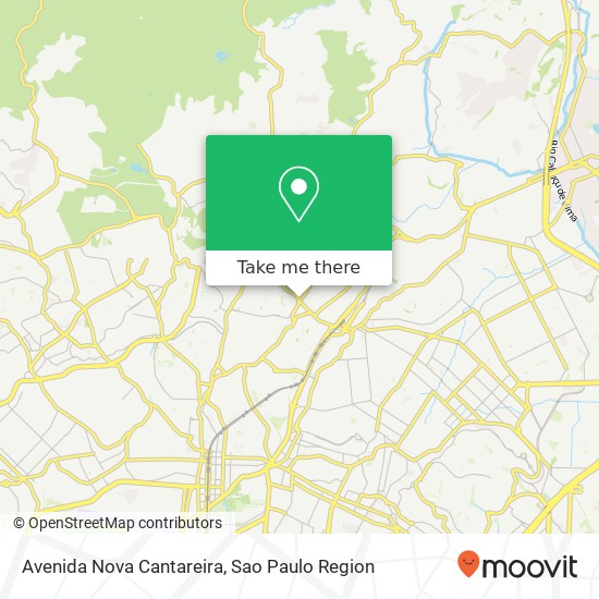 Avenida Nova Cantareira map