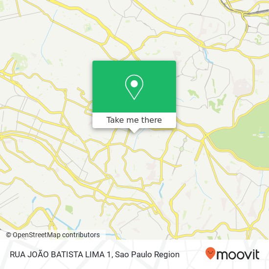 Mapa RUA JOÃO BATISTA LIMA 1