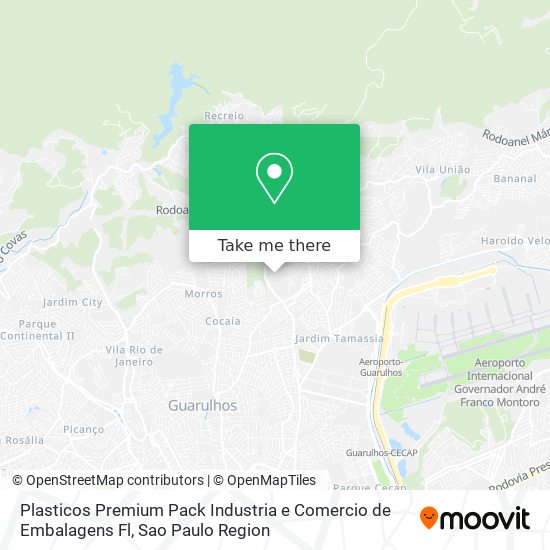 Plasticos Premium Pack Industria e Comercio de Embalagens Fl map