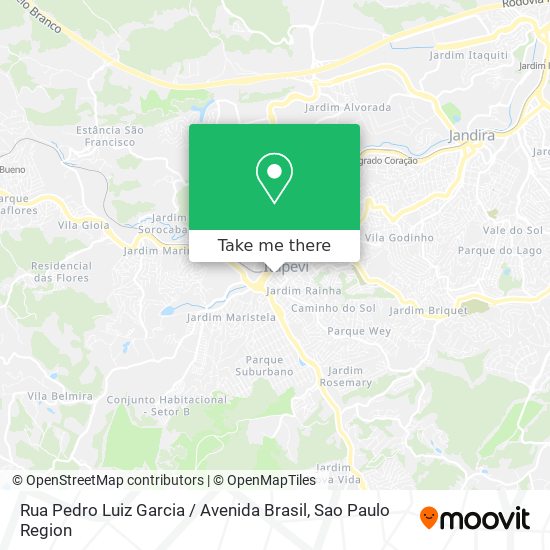 Rua Pedro Luiz Garcia / Avenida Brasil map