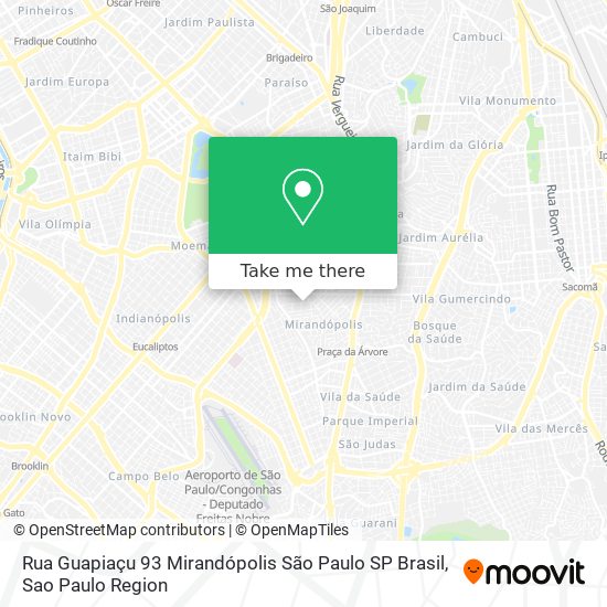 Rua Guapiaçu  93   Mirandópolis  São Paulo   SP  Brasil map