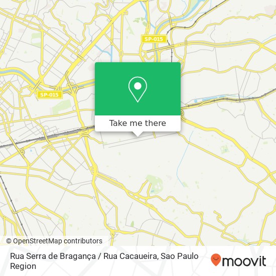 Rua Serra de Bragança / Rua Cacaueira map