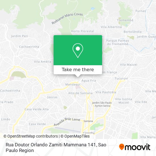 Mapa Rua Doutor Orlando Zamiti Mammana 141