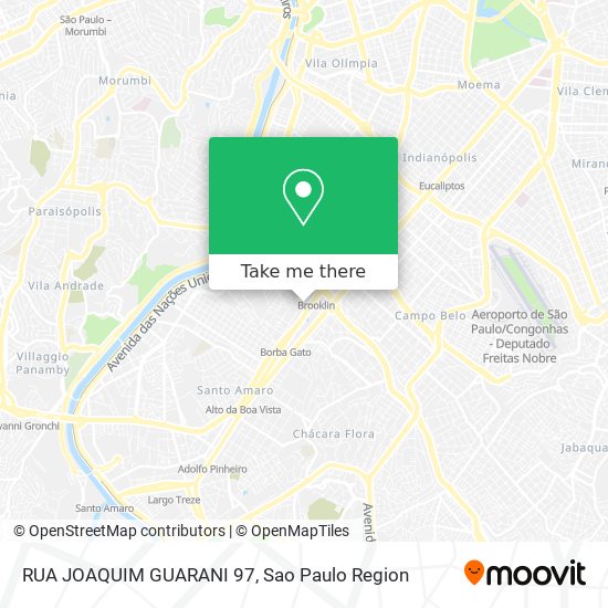 Mapa RUA JOAQUIM GUARANI 97