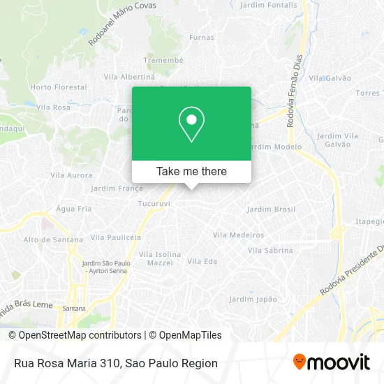 Rua Rosa Maria 310 map