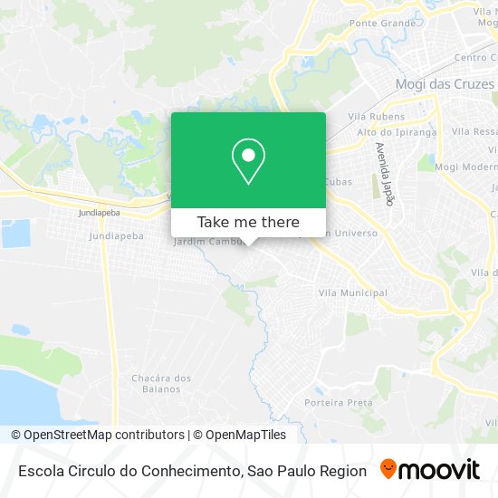 Escola Circulo do Conhecimento map