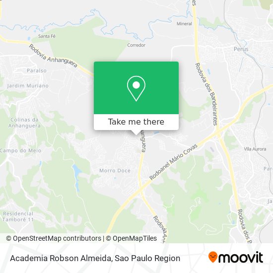 Mapa Academia Robson Almeida