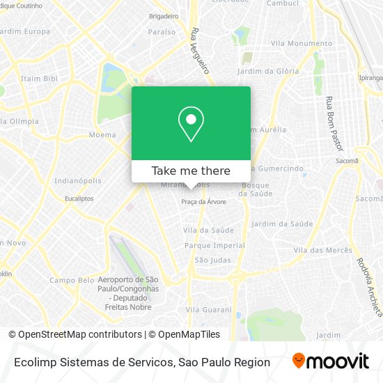 Ecolimp Sistemas de Servicos map