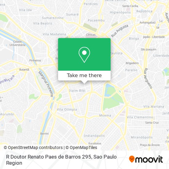 Mapa R Doutor Renato Paes de Barros 295