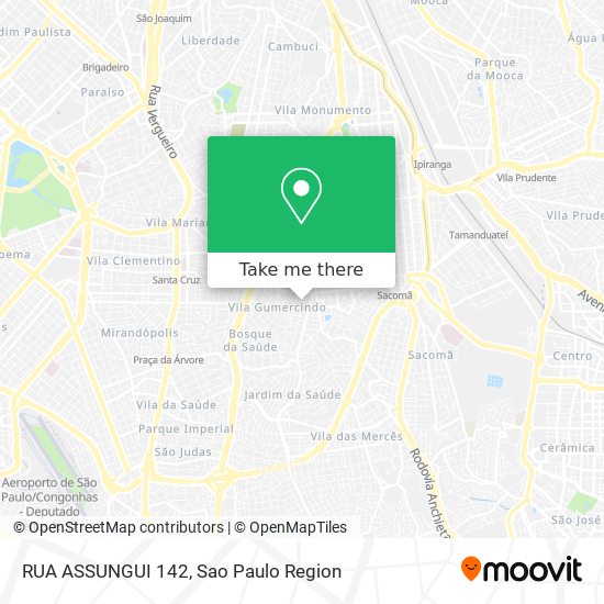 RUA ASSUNGUI 142 map