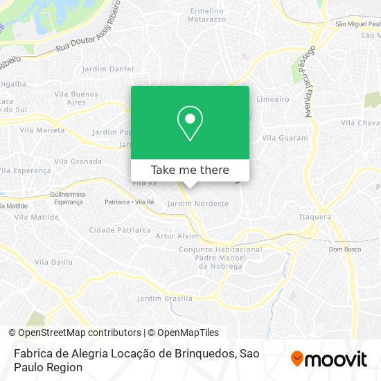 Fabrica de Alegria Locação de Brinquedos map