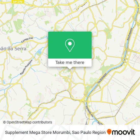 Supplement Mega Store Morumbi map