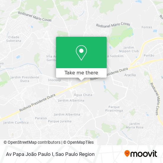 Av Papa João Paulo I map