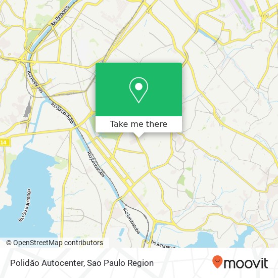 Polidão Autocenter map