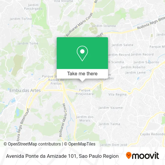 Avenida Ponte da Amizade 101 map
