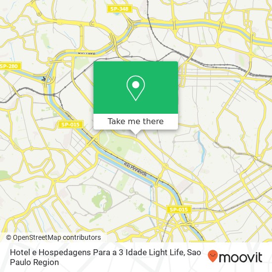 Hotel e Hospedagens Para a 3 Idade Light Life map