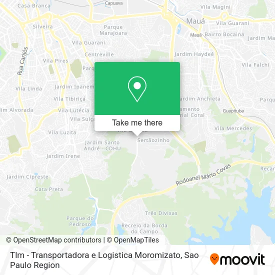 Tlm - Transportadora e Logistica Moromizato map