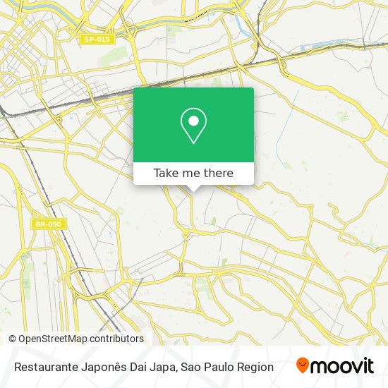 Mapa Restaurante Japonês Dai Japa