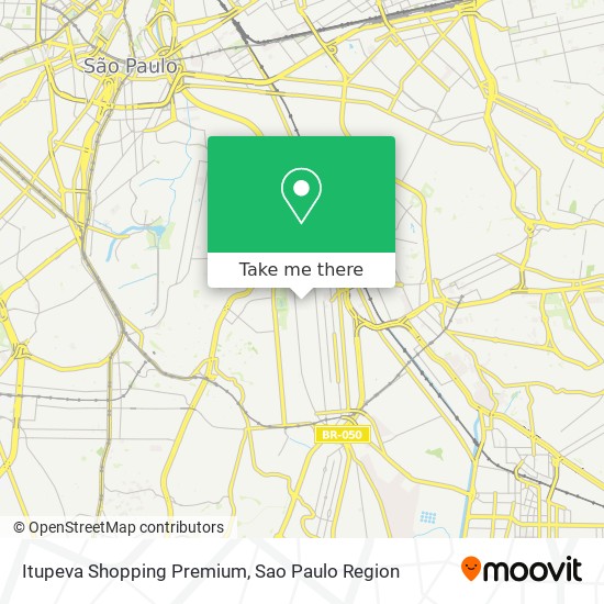 Mapa Itupeva Shopping Premium