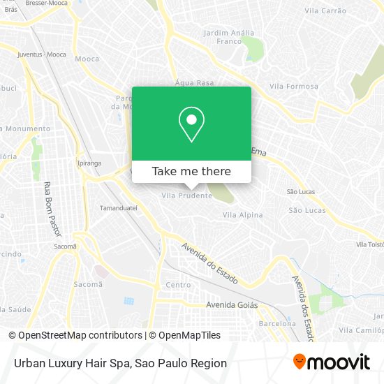 Urban Luxury Hair Spa map