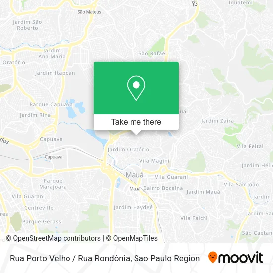 Rua Porto Velho / Rua Rondônia map