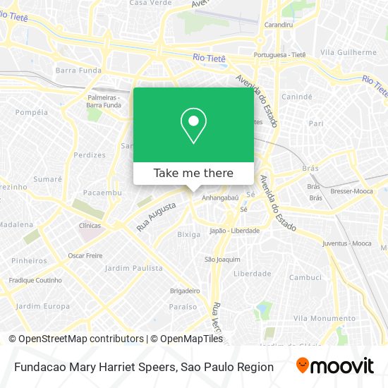 Mapa Fundacao Mary Harriet Speers