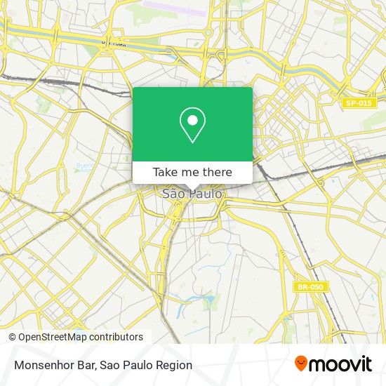 Monsenhor Bar map