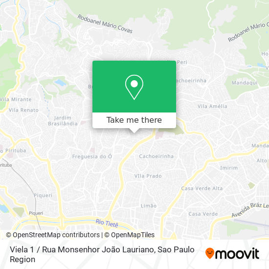 Viela 1 / Rua Monsenhor João Lauriano map
