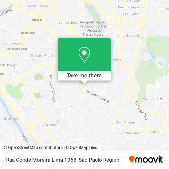 Rua Conde Moreira Lima 1063 map