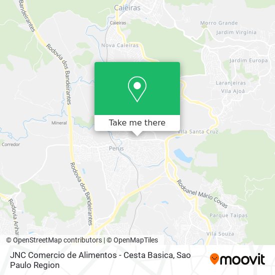 JNC Comercio de Alimentos - Cesta Basica map