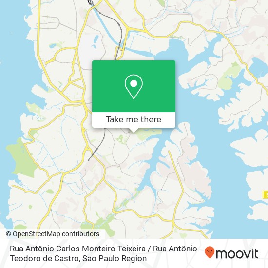 Rua Antônio Carlos Monteiro Teixeira / Rua Antônio Teodoro de Castro map