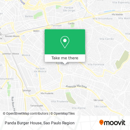 Mapa Panda Burger House