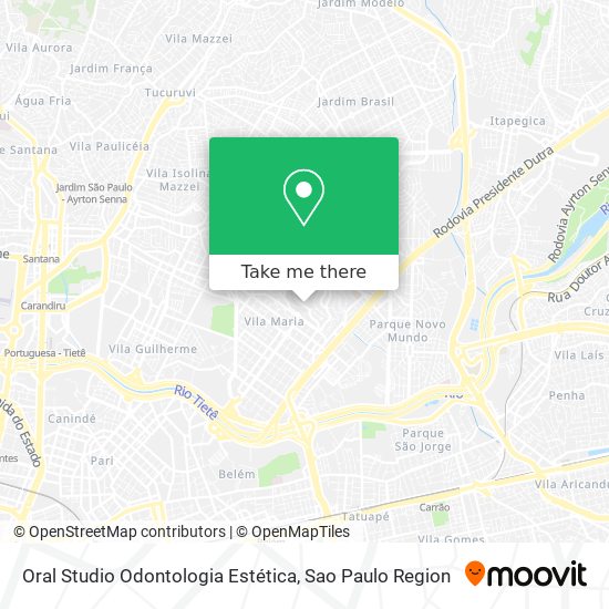 Oral Studio Odontologia Estética map