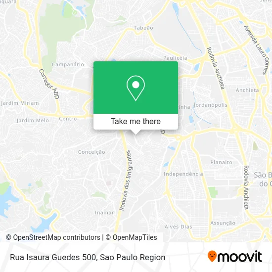 Rua Isaura Guedes 500 map