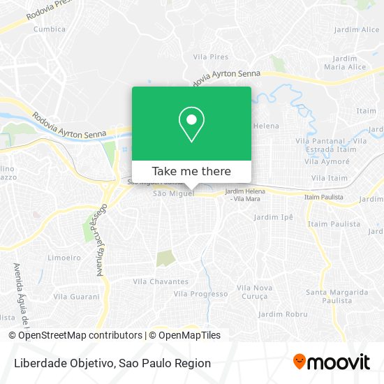 Mapa Liberdade Objetivo