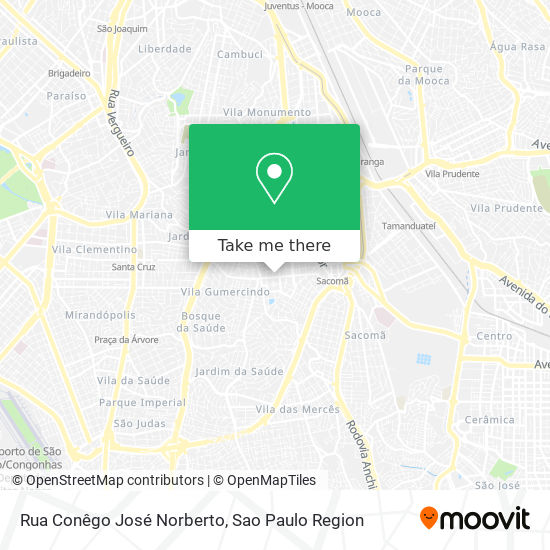 Rua Conêgo José Norberto map