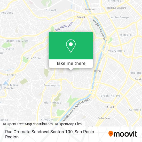 Rua Grumete Sandoval Santos 100 map