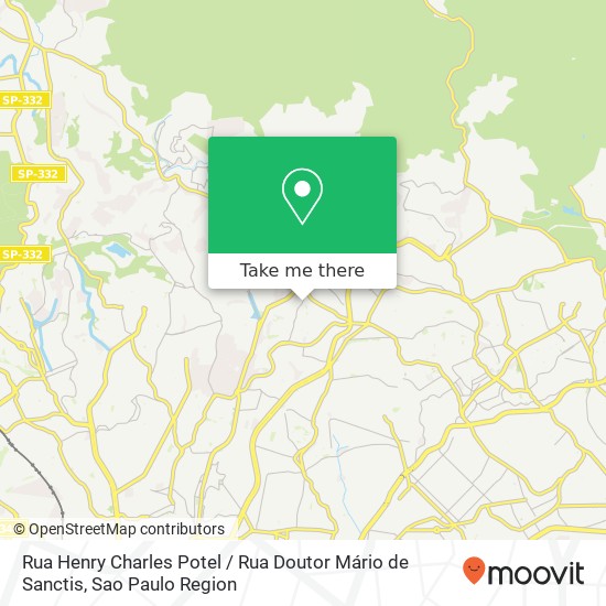 Mapa Rua Henry Charles Potel / Rua Doutor Mário de Sanctis