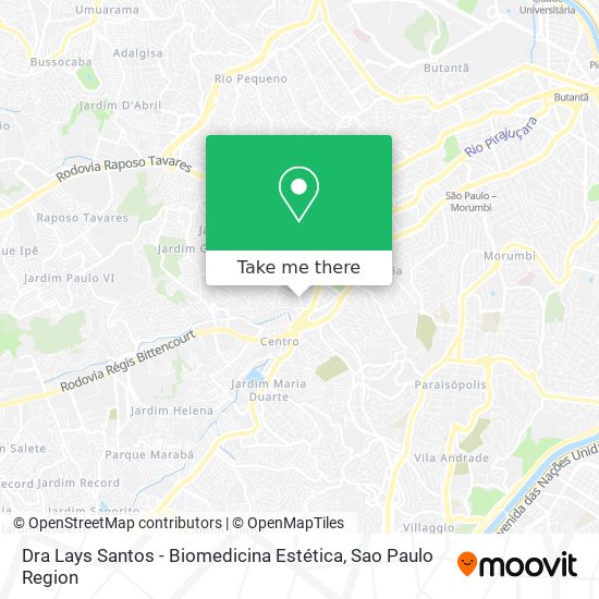Dra Lays Santos - Biomedicina Estética map