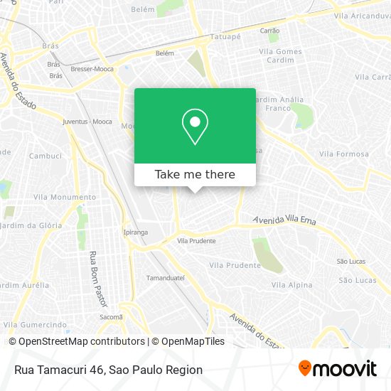 Mapa Rua Tamacuri 46