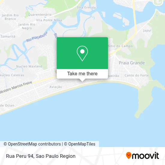 Rua Peru 94 map