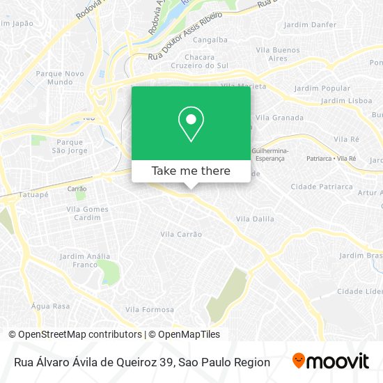 Rua Álvaro Ávila de Queiroz 39 map