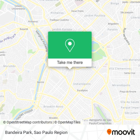 Bandeira Park map