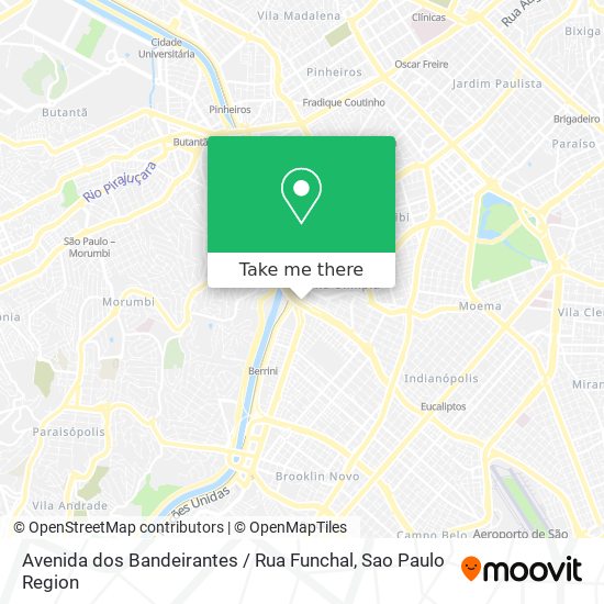 Avenida dos Bandeirantes / Rua Funchal map