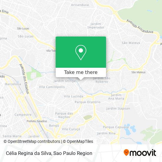 Célia Regina da Silva map