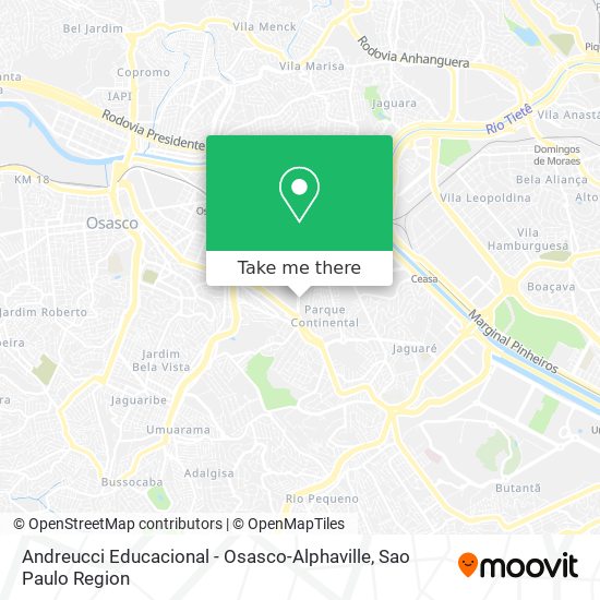 Andreucci Educacional - Osasco-Alphaville map