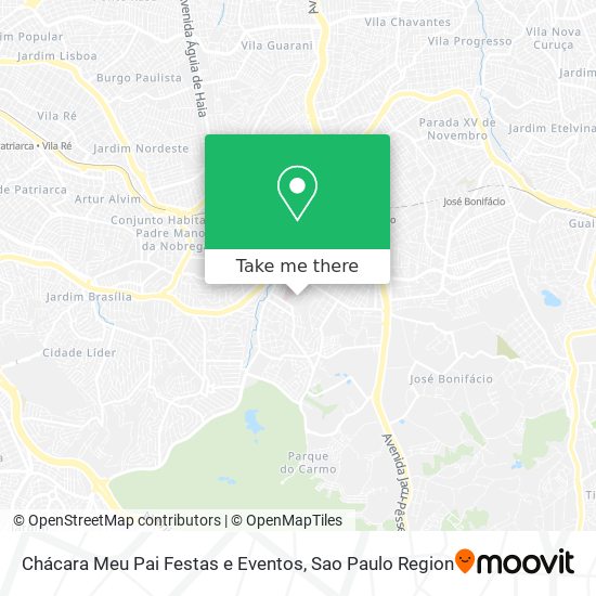 Chácara Meu Pai Festas e Eventos map