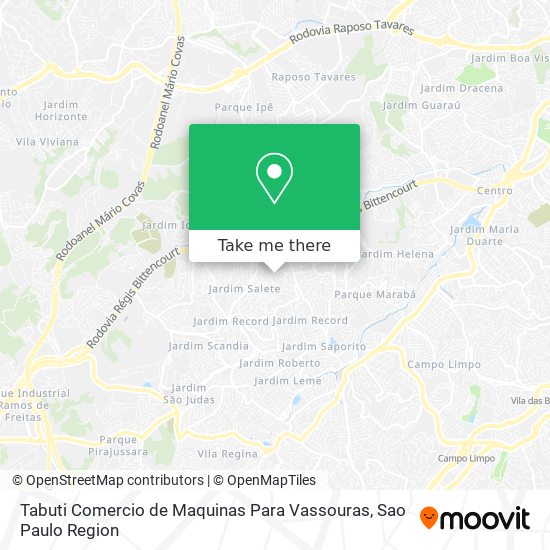 Tabuti Comercio de Maquinas Para Vassouras map