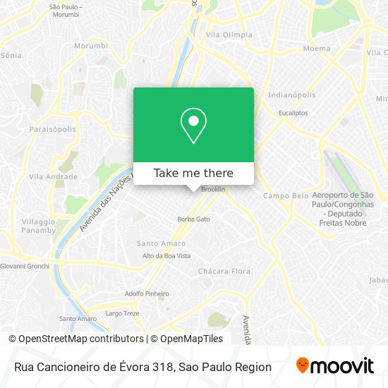 Mapa Rua Cancioneiro de Évora 318