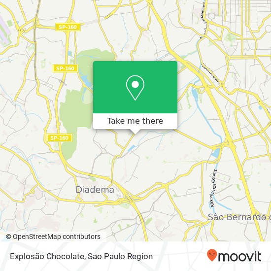 Explosão Chocolate map